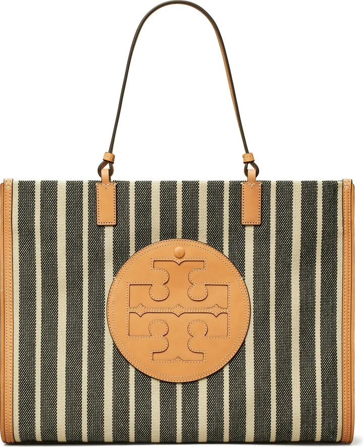 Ella Stripe Canvas Tote