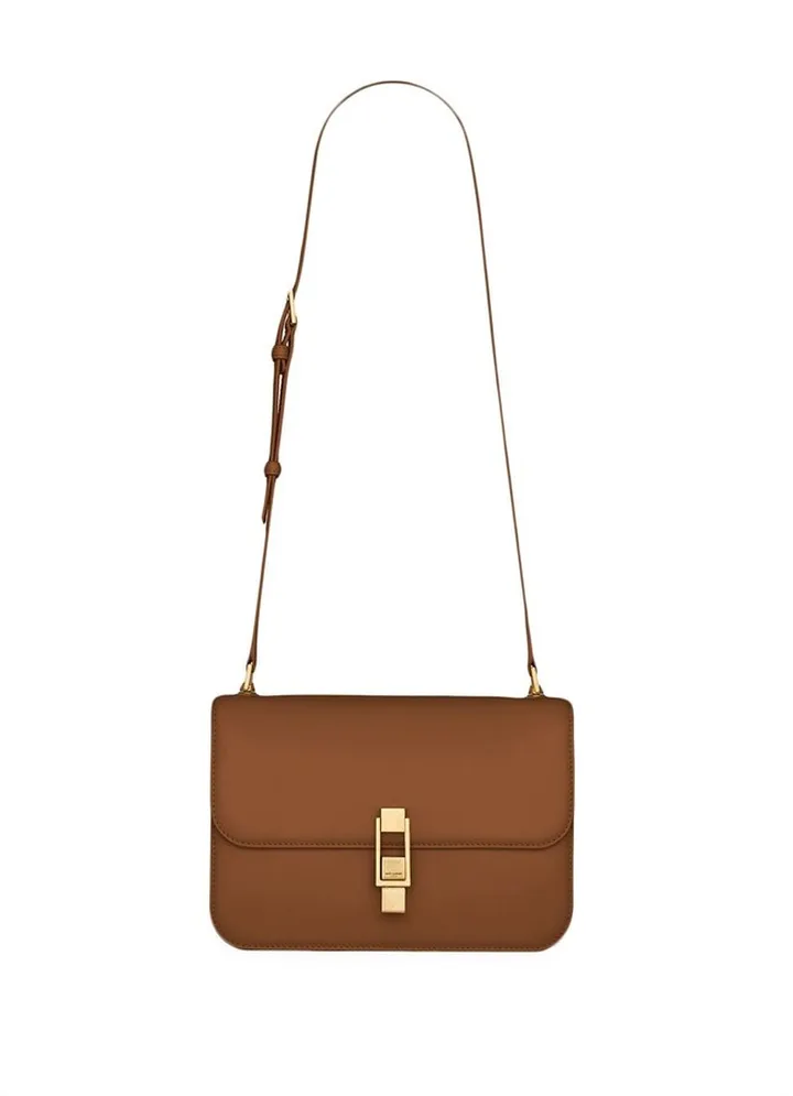 Debossed-Logo Crossbody Bag