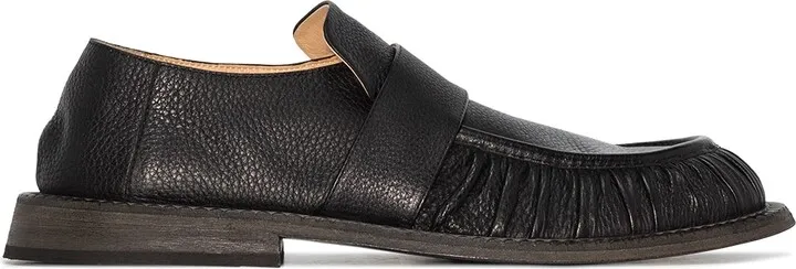 Alluce ruched leather loafers