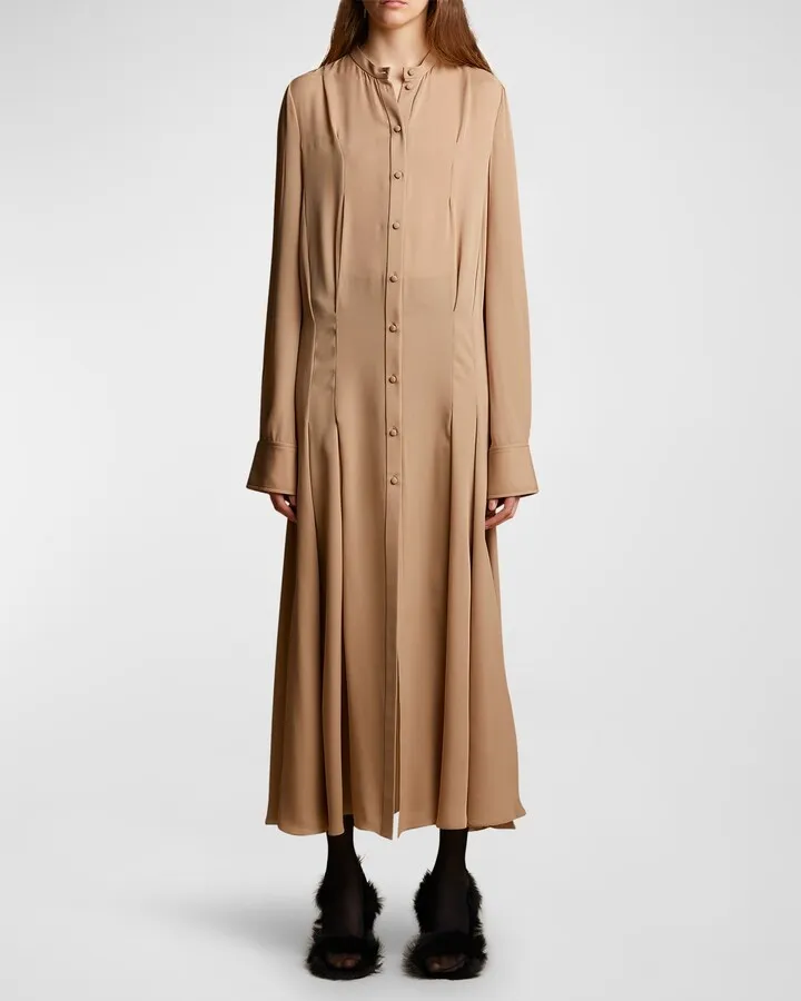 Waylon Pintuck Shirtdress