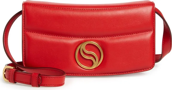 Mini S-Wave Quilted Faux Leather Crossbody Bag