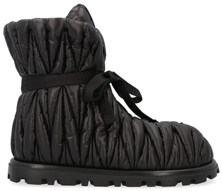 Miu Miu Quilted Padded Boots