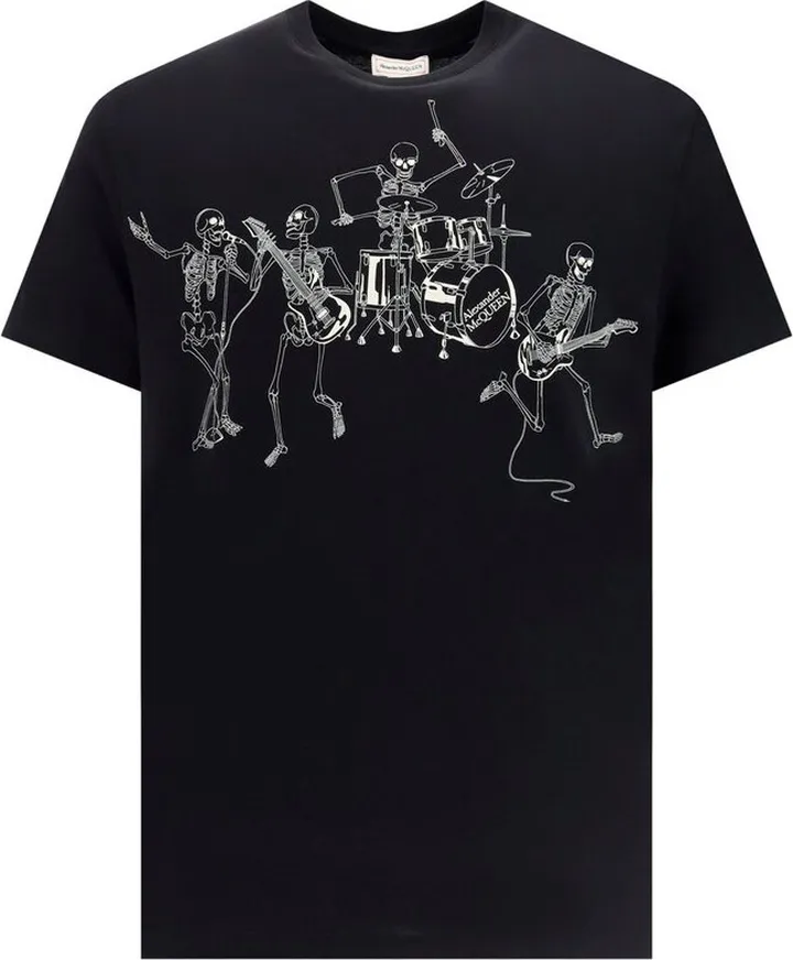 Alexander McQueen Graphic Printed Crewneck T-Shirt