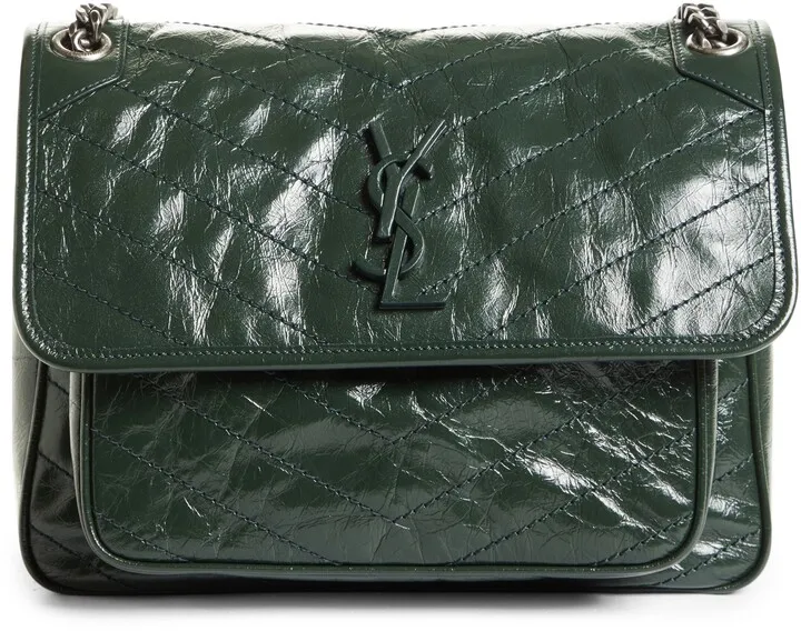 Medium Niki Matelassé Leather Shoulder Bag