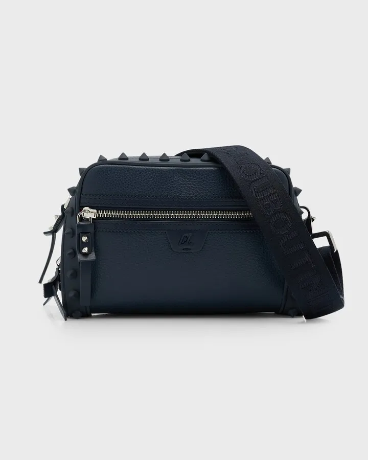 Men's Loubitown Spiked Crossbody Bag