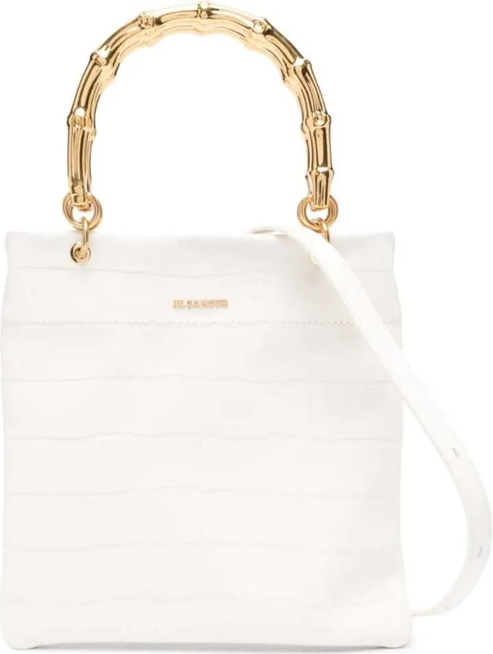 Bamboo Shopper Sm T-calf Lux & New Calf & Metal Bamboo (oro Js)