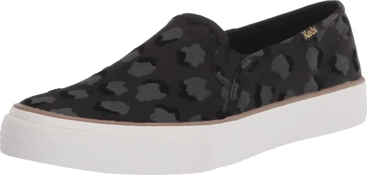 Keds Women's Double Decker Flock SPOT Nylon Sneaker