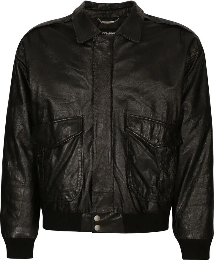Logo-Plaque Bomber Jacket