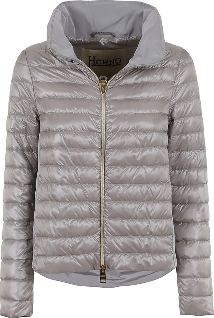 Herno Padded Zip-Up High-Neck Jacket