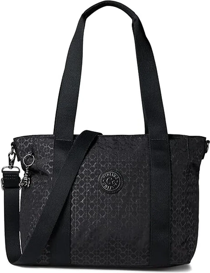 Kipling Asseni Small Tote Bag (Signature Embossed) Handbags