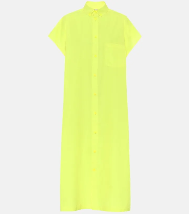 Cotton shirt dress