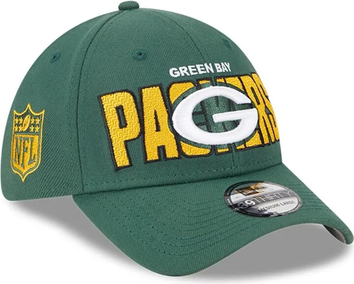 Men's New Era Green Green Bay Packers 2023 Nfl Draft 39THIRTY Flex Hat