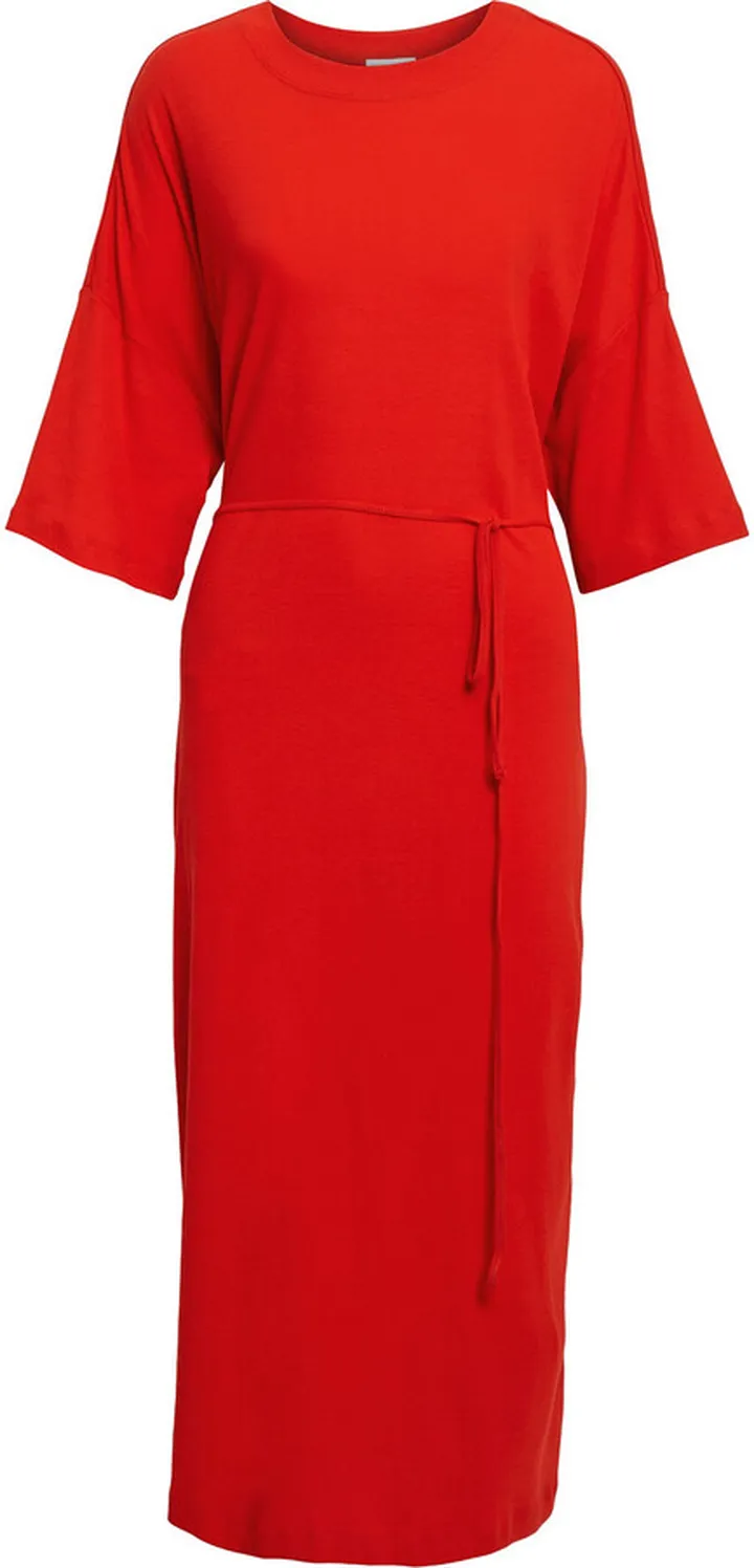 Cotton-jersey midi dress