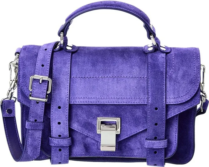 Proenza Schouler Ps1 Tiny Suede Shoulder Bag