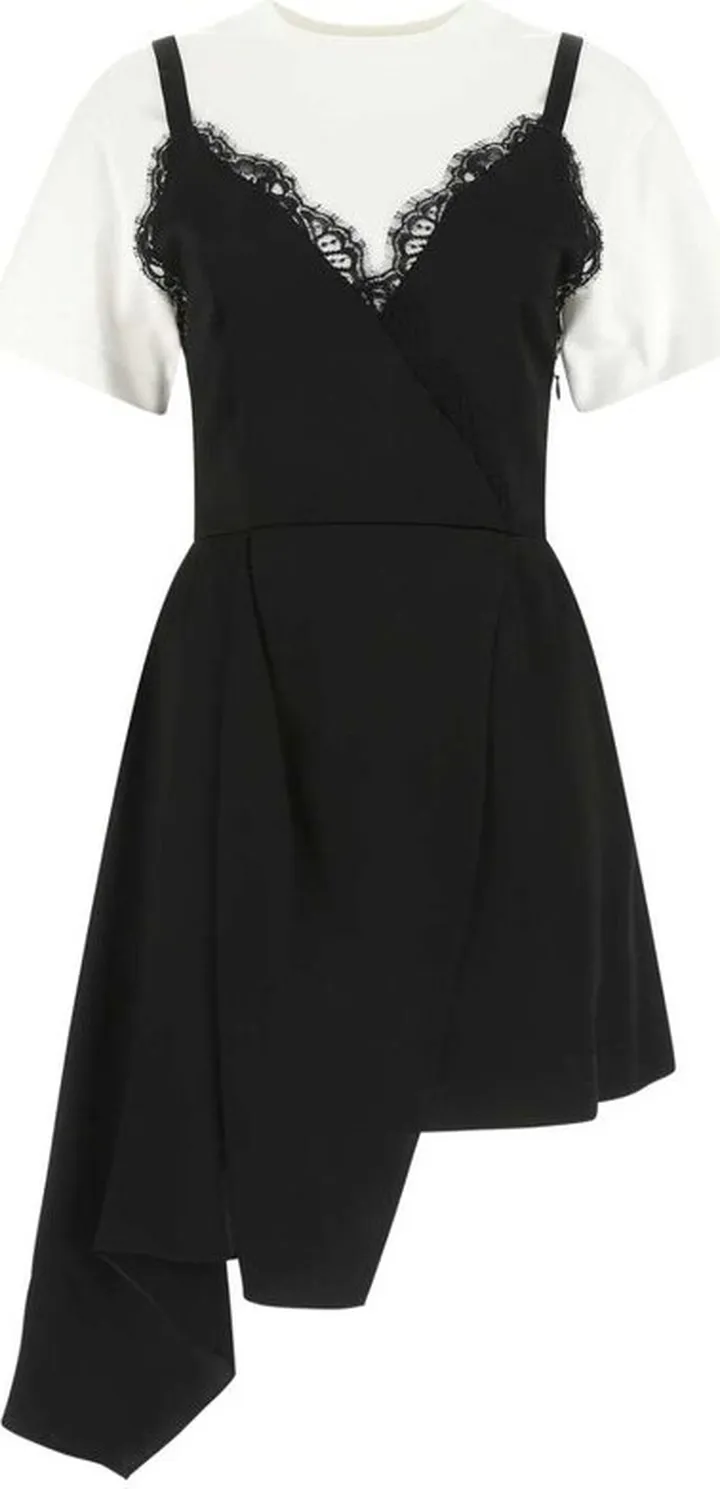 Alexander McQueen Hybrid Layered Mini Dress