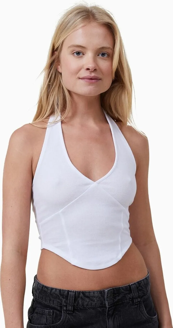Cotton On Women's Alexia Corset Halter Top