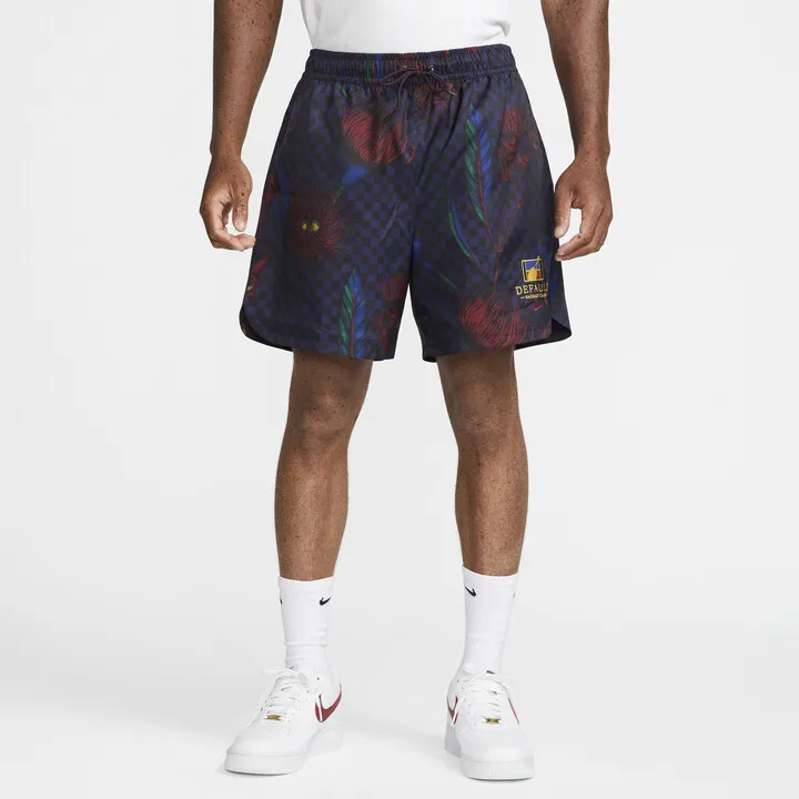 Men's Nike Sportswear Woven Flow Shorts in Blue