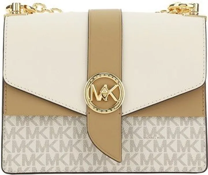 Michael Michael Kors Greenwich Logo Plaque Shoulder Bag