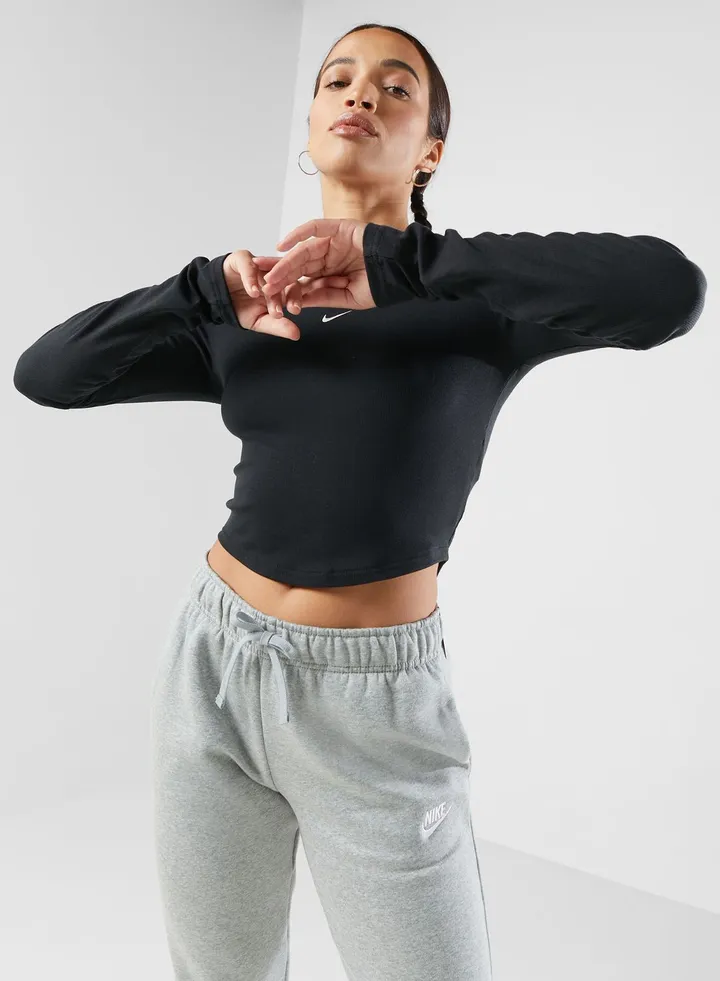 Nsw Knit Ribbed T-Shirt
