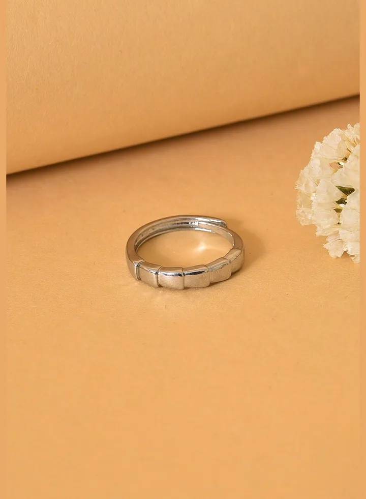Silver Plated Designer Ring