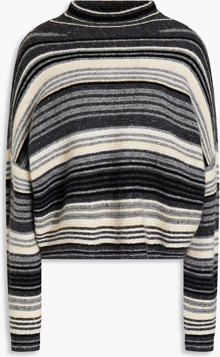 Striped cashmere sweater