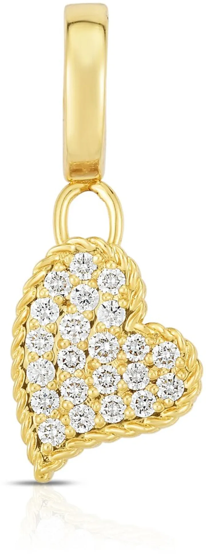 Diamond Princess Heart Charm