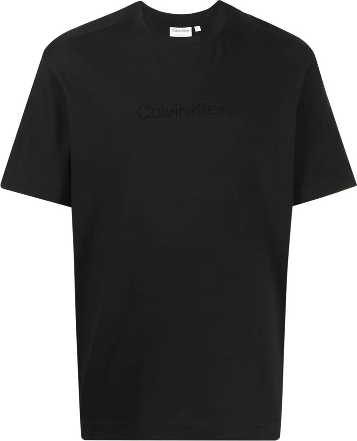logo-embroidered short-sleeve T-shirt