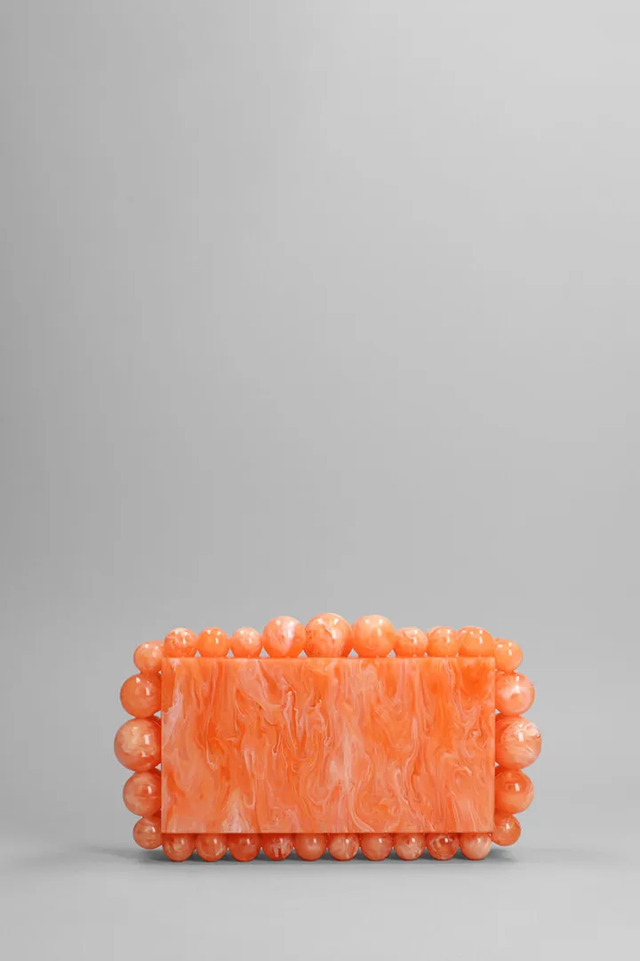 Eos Hand Bag In Orange Acrylic