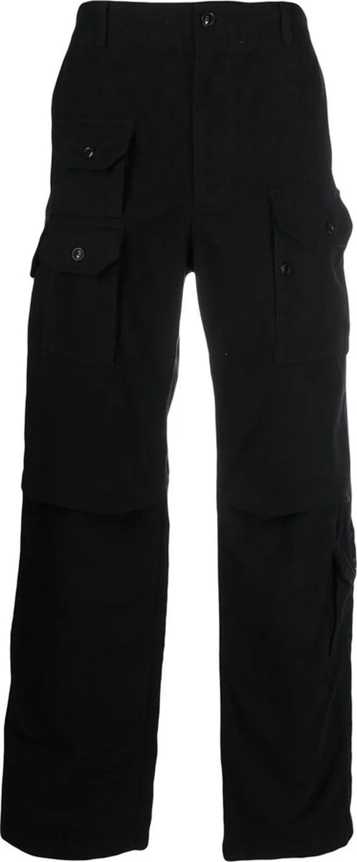 Straight-Leg Cargo-Pocket Trousers