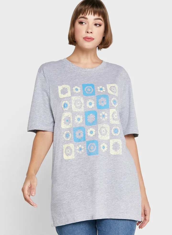 Graphic Melange T-Shirt