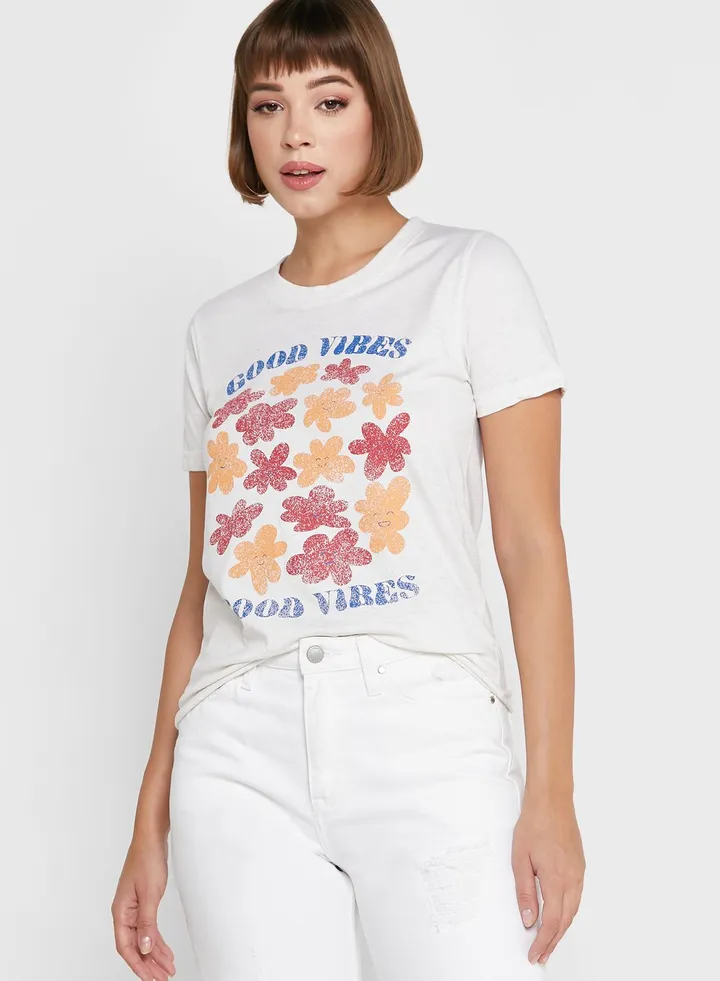 Graphic Melange T-Shirt