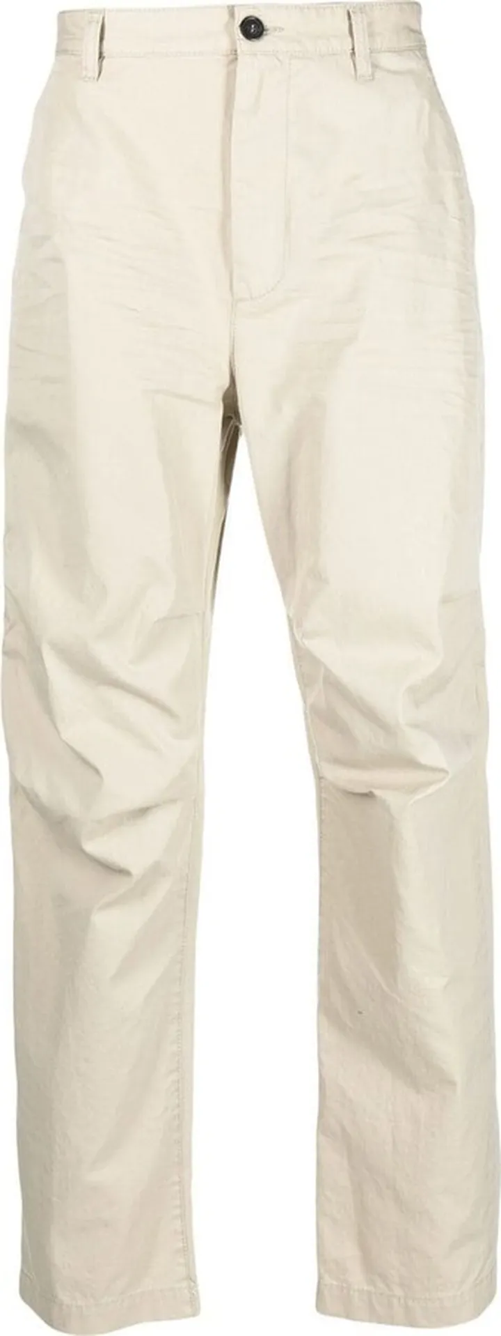 Mid-Rise Tapered-Leg Trousers