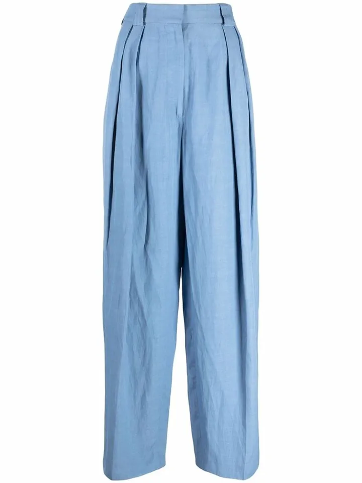 High-Waist Tailored Trousers