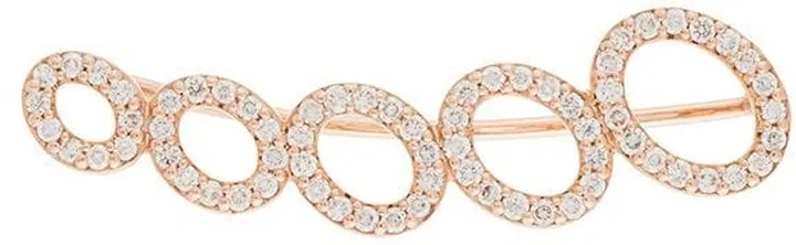 18kt rose gold CLOUD diamond right ear cuff