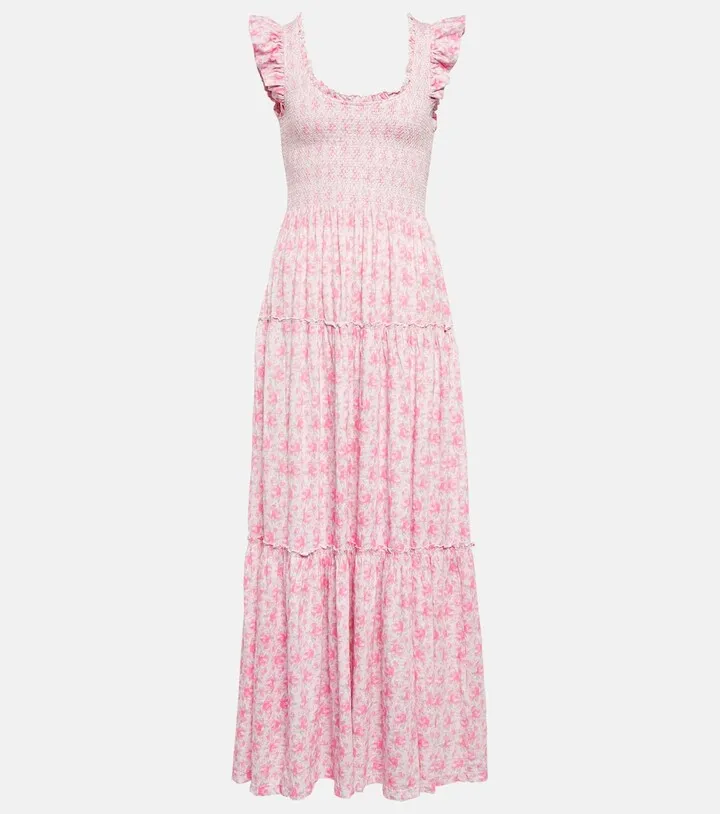 Chessie floral cotton maxi dress