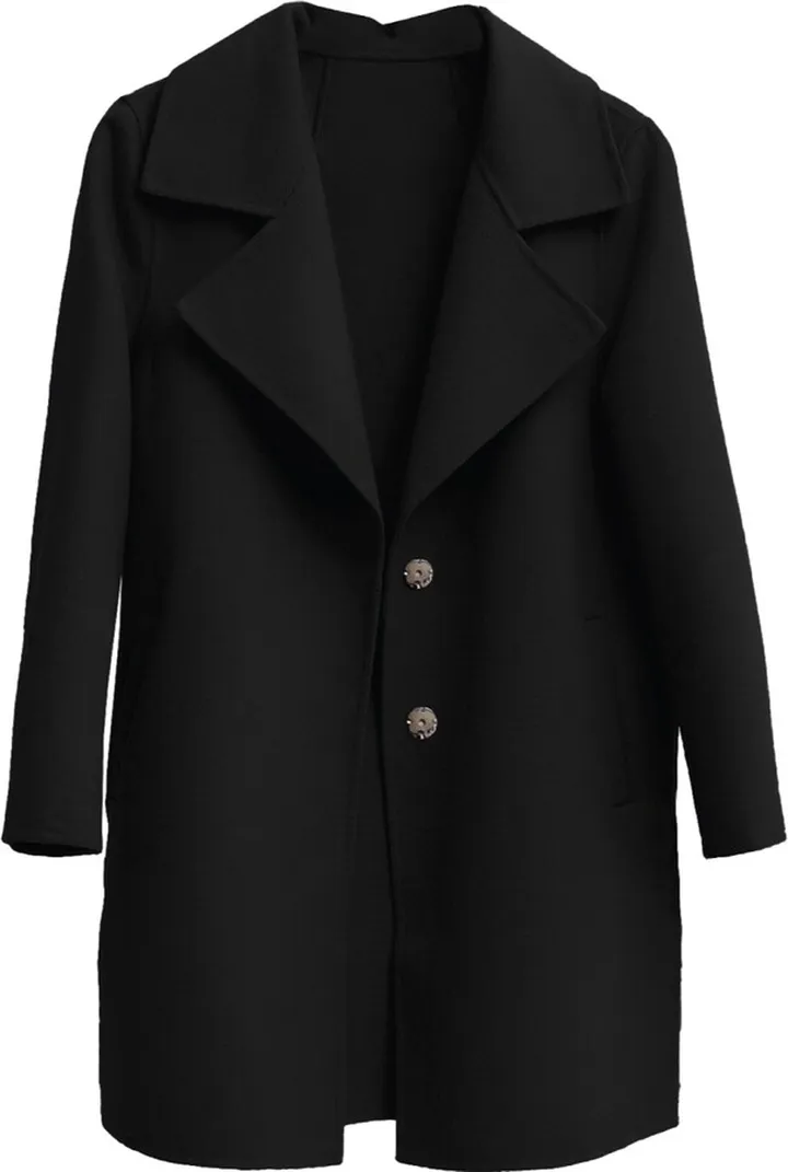 Belle & Bloom - Ex-Boyfriend Wool Blend Oversized Jacket - Black