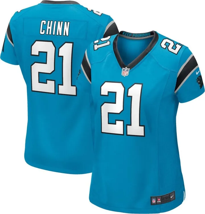 Women's Jeremy Chinn Blue Carolina Panthers Player Game Jersey