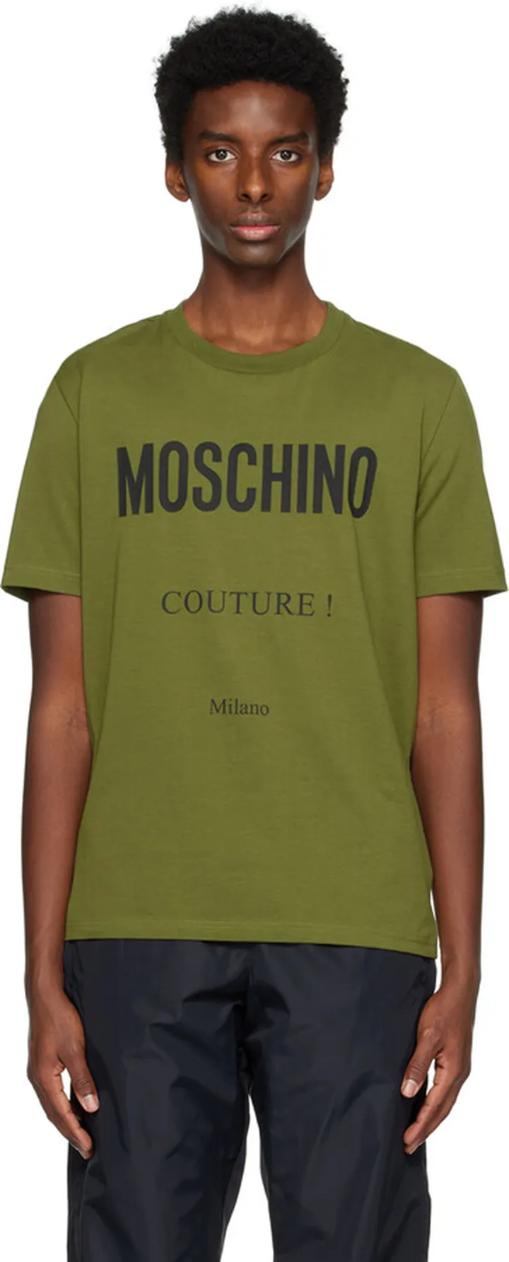 Moschino Green Printed T-Shirt
