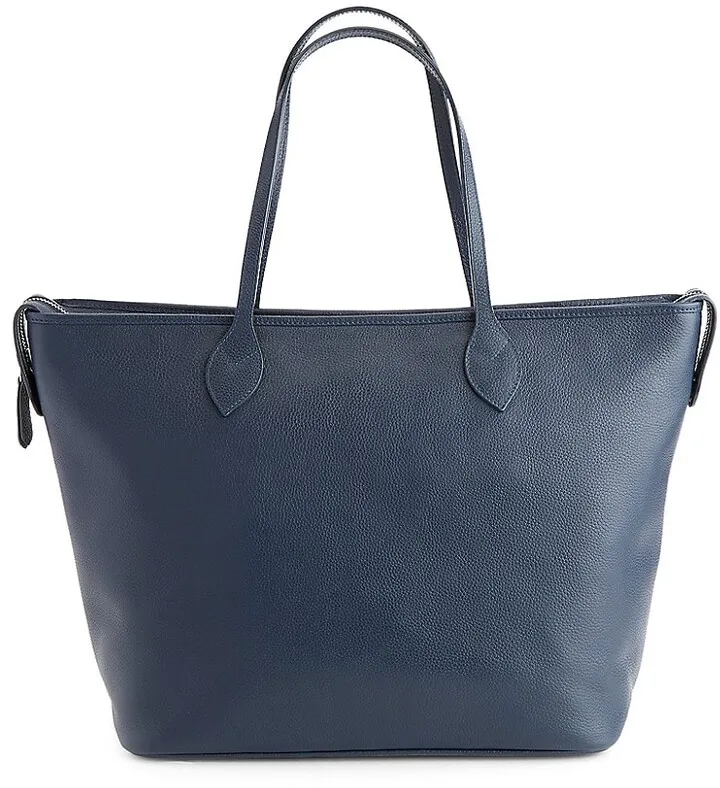 Pebble Grain Wide Tote Bag