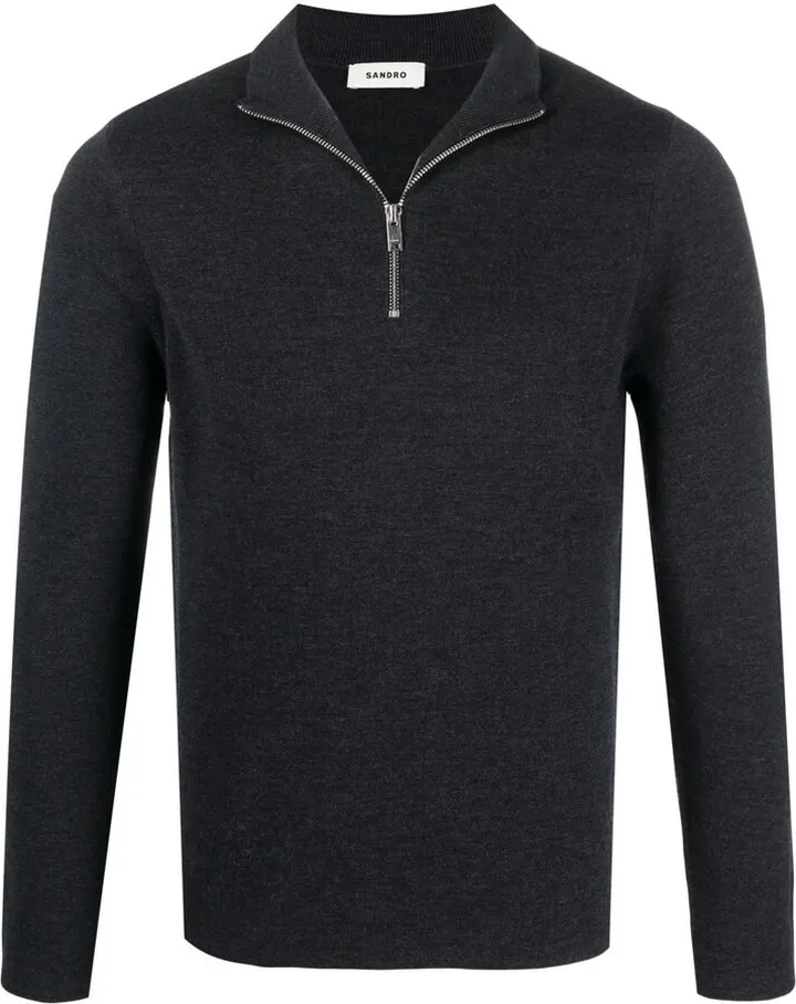 Half-Zip Wool Jumper