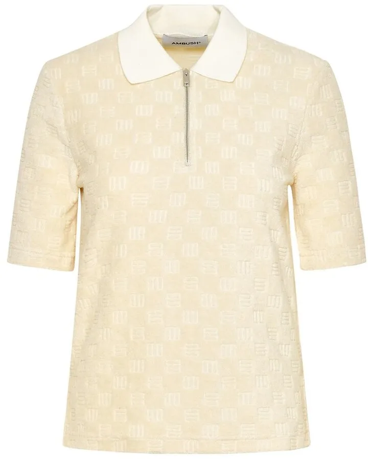 Ambush Moonogram Half-Zipped Polo Shirt