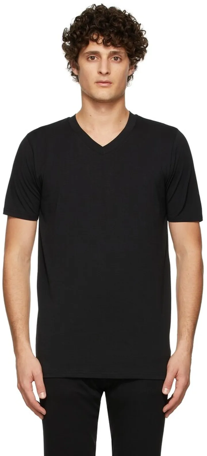 TOM FORD Black Cotton T-Shirt