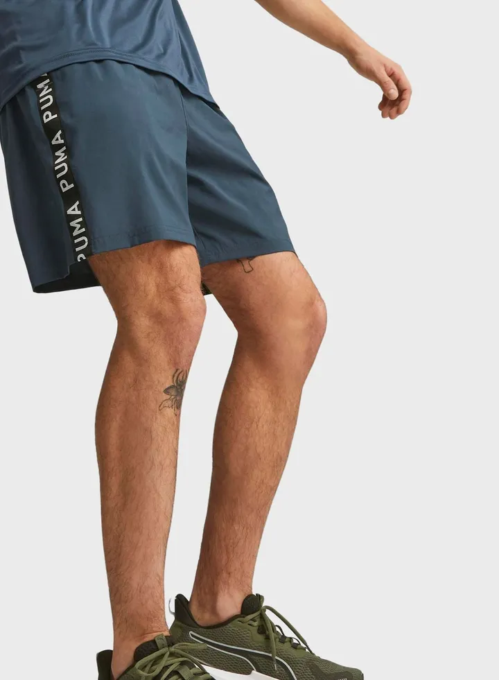 7" Logo Fit Taped Woven Shorts