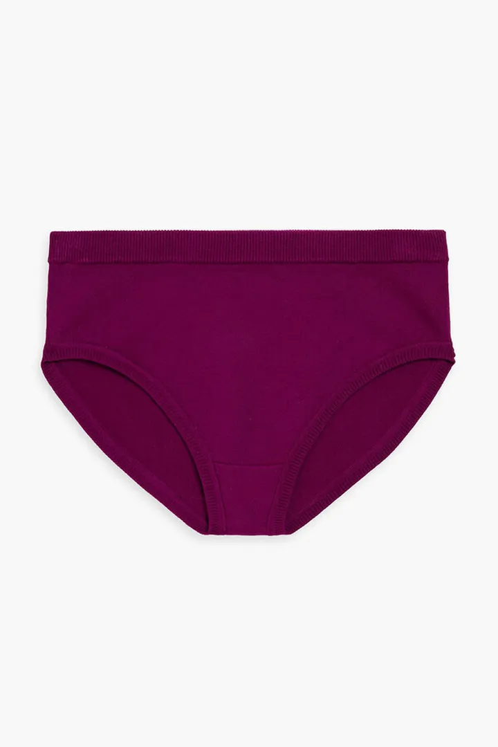 Stretch-knit low-rise briefs