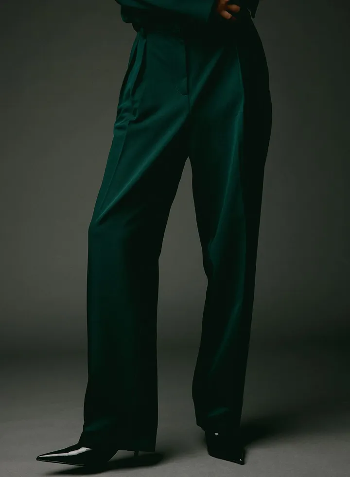 Wide Leg High Waist Pants
