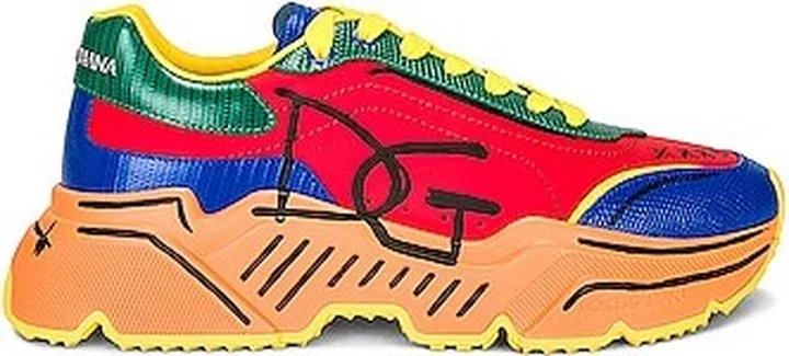 Dolce & Gabbana Low Top Day Master Sneakers in Red