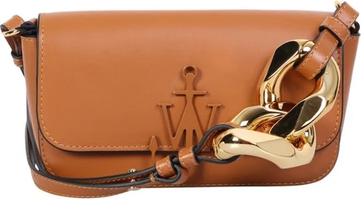 Chain Baguette Anchor Brown Bag
