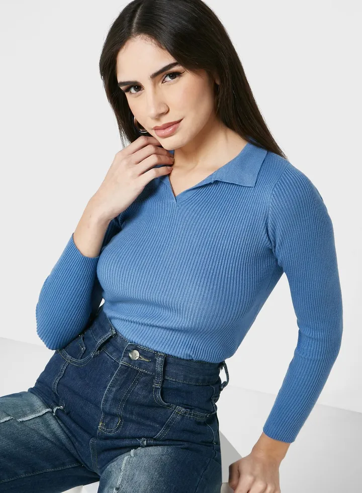 Polo Shirt Sweater