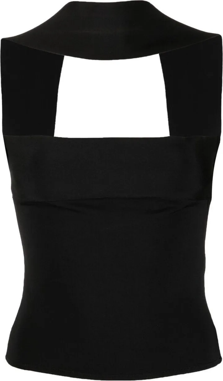 Halterneck Knitted Top
