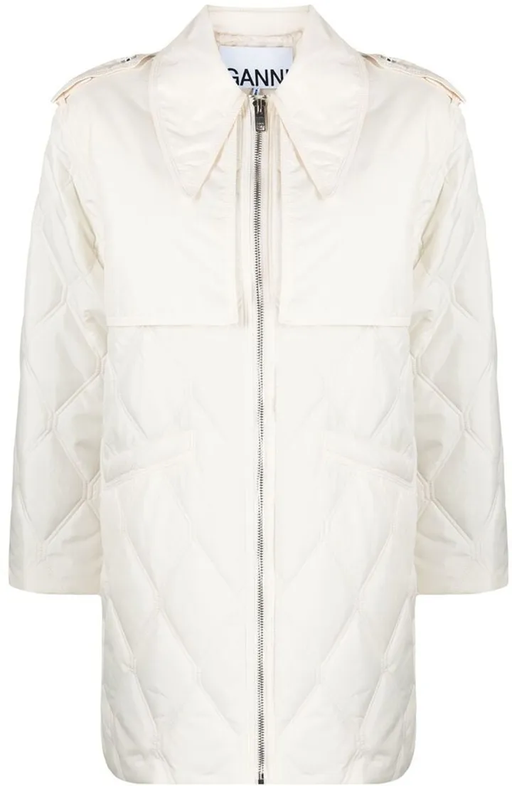 Quilted Zip-Up Jacket